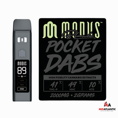 Modus Black Pocket Dabs THCP Blend 2g Disposables
