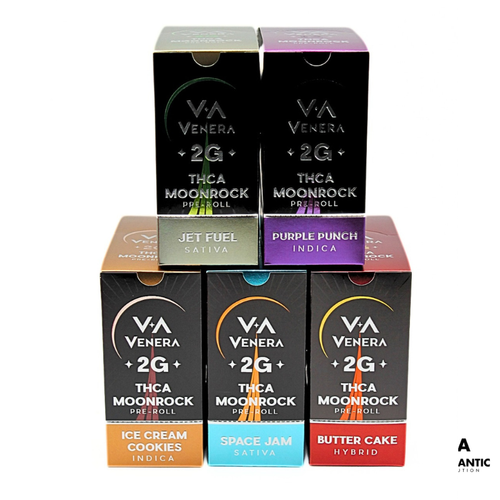  Venera Indoor THCA Moon Rock Kief Coated 2g Pre-Rolls *Display of 10*