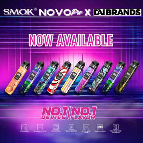 Smok Novo Pro Pod System Kit w/ 1x 10mL Bottle of Salt Nic *Sold As Singles*