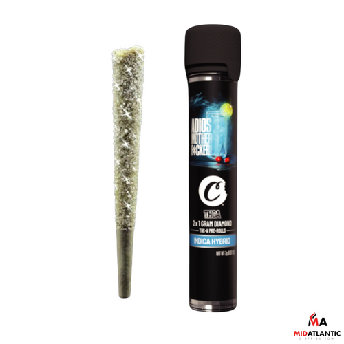 Cookies Diamond Coated THCA 1g Pre-Rolls (2 Pre-Rolls Per Tube) *Display of 10*