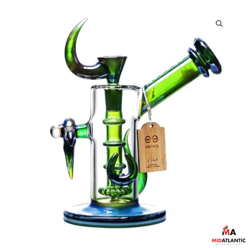 Very Demure, Very Mindful, Very Cutesy 8in Waterpipe [Model #CH-254] - Green
