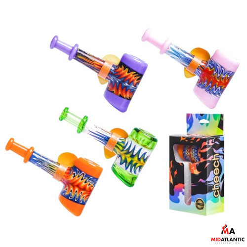 Cheech Glass Standing Tall & Mighty 4.5in Hammer Handpipe [Model#CH-PIPE-210]