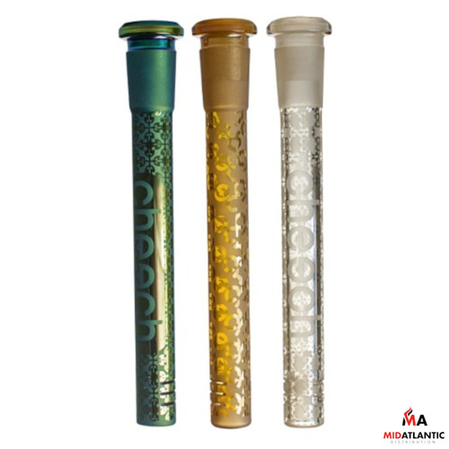 Cheech Glass Metallic 14mm 5.5in Downstem (Assorted Colors) [Model#CH-DST-12]