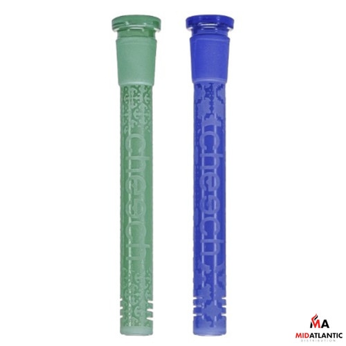  Cheech Glass Sandblasted 14mm 4.5in Downstem (Assorted Colors) [Model# CH-DST-11]