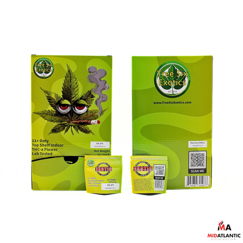 Tree Six Exotics 1g Exotic Series THCA Flower *Dispenser Display of 25*