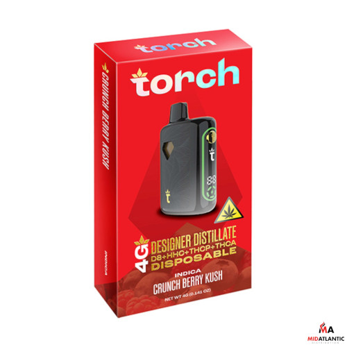 Torch Designer Distillate THCA-P + HHC 4g Disposables *Display of 5*
