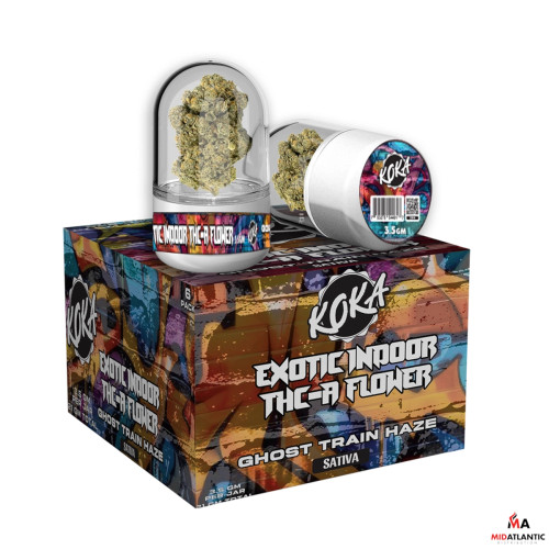Koka Exotic Indoor THCA 3.5g Flower Jars *Display of 6*