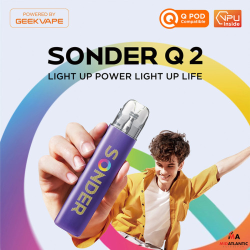GeekVape Sonder Q2 30w 1350mAh Pod System Kit w/ 1x 3mL Q Pod GeekVape Sonder Q2 30w 1350mAh Pod System Kit w/ 1x 3mL Q Pod