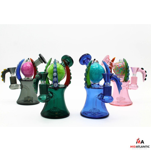 Fever Dream Glow in the Dark 6.5in Waterpipe [XL-S-471]