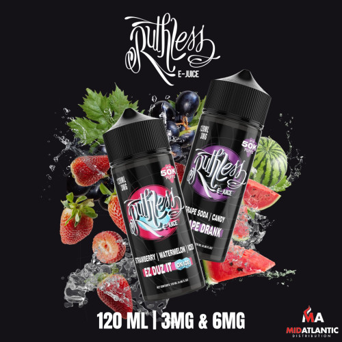 Ruthless Premium OG E-Liquid 120mL Ruthless Premium OG E-Liquid 120mL