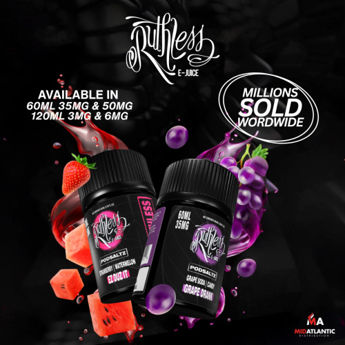 Ruthless Premium OG Salts 60mL Ruthless Premium OG Salts 60mL
