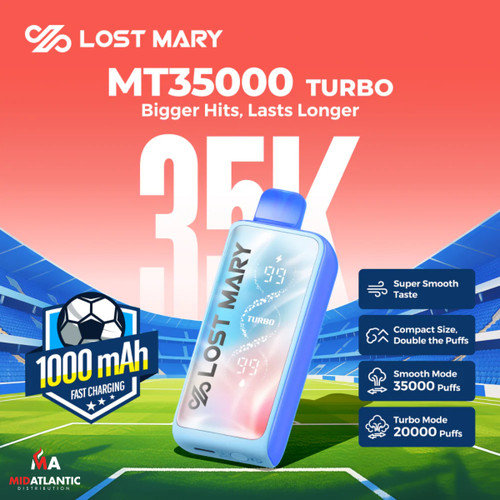 Lost Mary MT35K Turbo 5% Disposables *Display of 5*