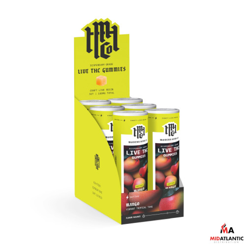 Modern Herb Co. Dispensary Grade 100mg LR D9 Gummies (5 Gummies Per Jar) *Sold As Singles*