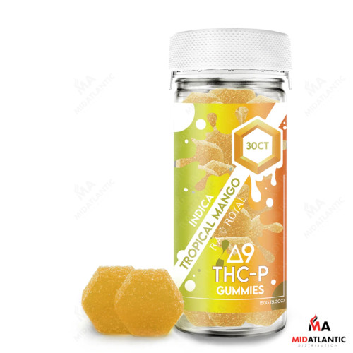 RA Royal 1050mg D9 +THCP Blend Gummies (30 Gummies Per Jar) *Sold As Singles*