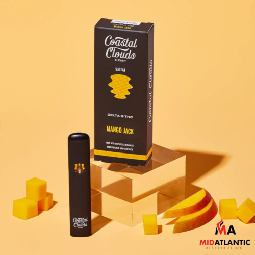 [TradeShow] Coastal Clouds D8 Blends 2g Disposables *Display of 5*