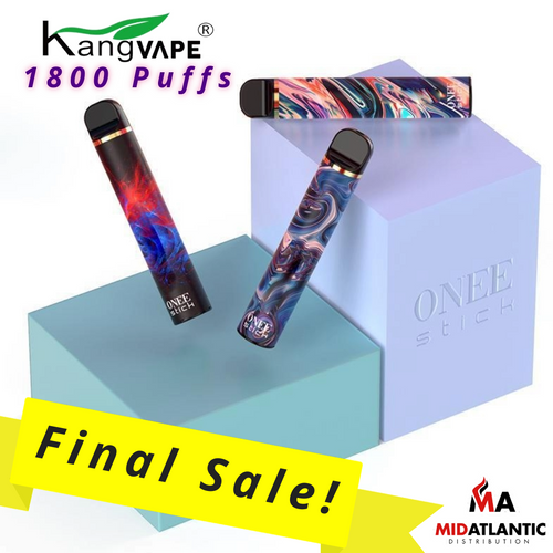 Kangvape Onee Stick 1800 Puffs 50mg 6.2mL Disposables *Display of 10