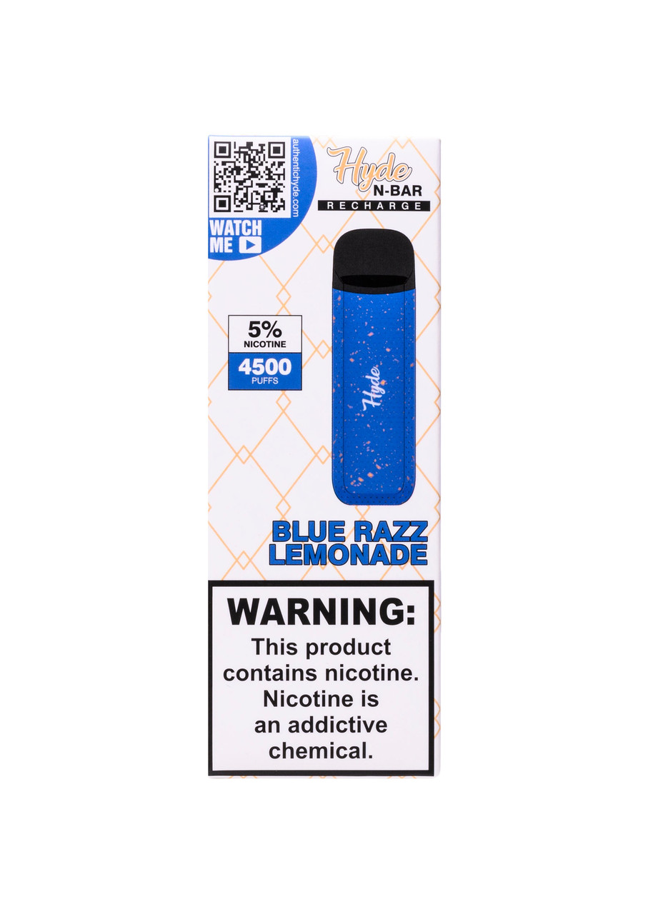 ベイブページです。 Hyde N-Bar Recharge Blue Razz Lemonade | GetPop