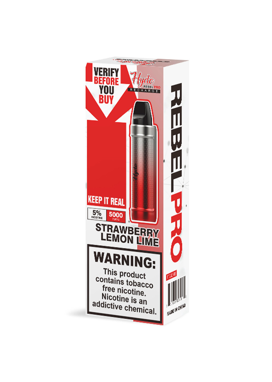 Hyde Rebel Pro 5000 Strawberry Lemon Lime | GetPop