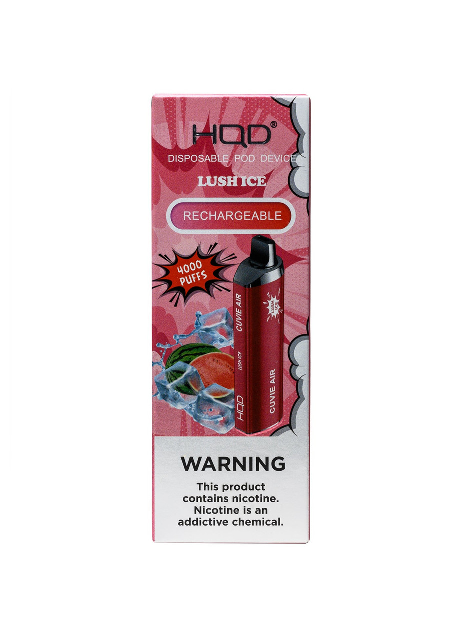 hqd cuvie plus lush ice Air 4000 Flavors::Straw Guava flum mello cool mint vape shop Surrey