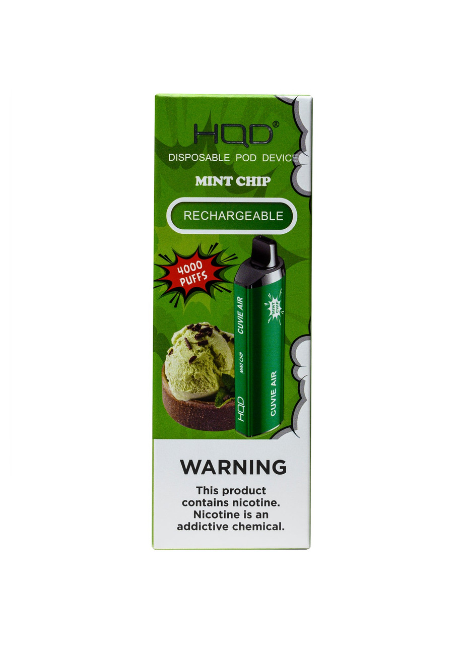 mint chocolate chip disposable vape HQD Cuvie Air 4000 E-liquid flavor:Strawberry Peach Gush workout recovery treat Banana Ice Flex Disposable high 5 vape discount