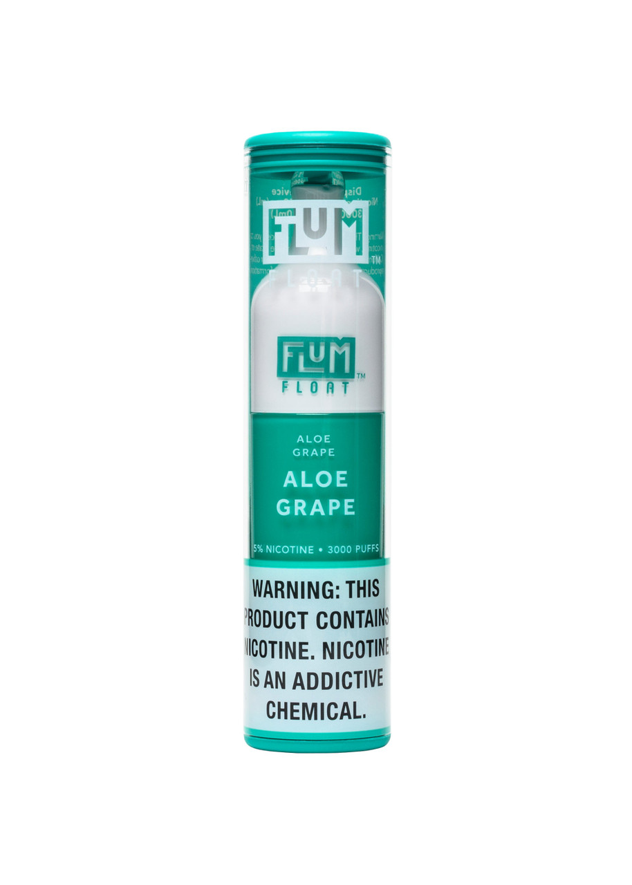 flum float puffs 3000 Aloe Grape vuse alto design Custom LIGHTING FLAVORS:MINT LEMONADE