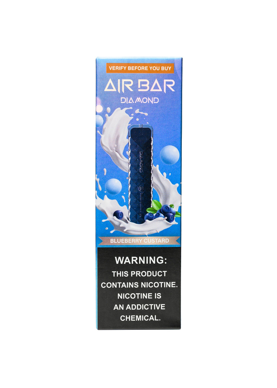 gron vapes blue diamond Air Bar 500 Blueberry Custard Geek Bar Meloso Mini VAPORIZERS Selections:Device - Aqua