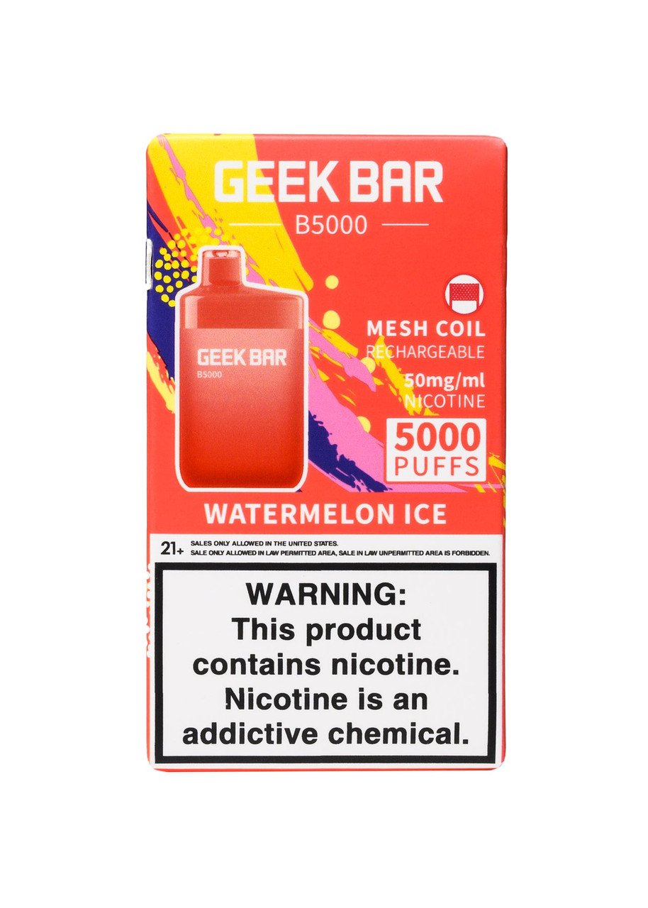best geek bar b5000 flavors Watermelon Ice vapedeal FLAVORS:BLUE RAZZ BULL Buy Geek Bar Pulse