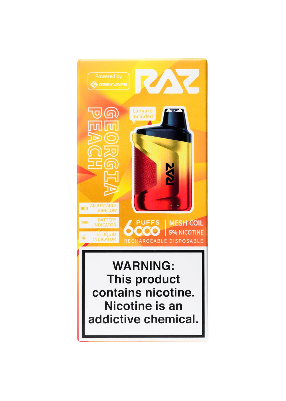 raz georgia peach vape CA6000 Lost Mary Vape Juice bars Flavor:Mint Crush