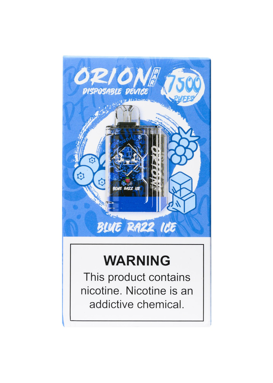 lost vape orion bar blue razz ice 7500 Flavor:Sour Raspberry Punch MTL vs. DTL inhaling geek bar pulse x
