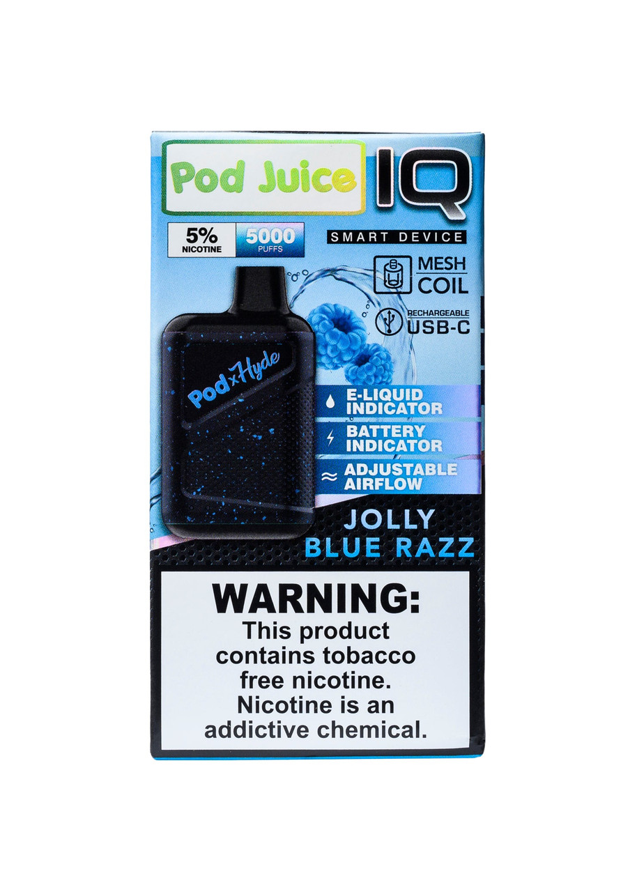 hyde vape 5000 puffs Pod Juice x IQ Jolly Blue Razz 9 signs your teen vapes in bulk cheap Choose Flavor:Sour Cherry Gush