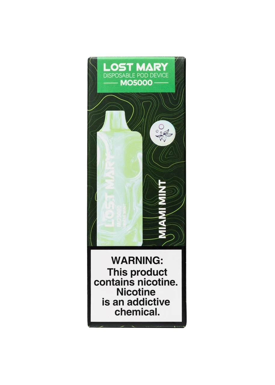 lost mary vape mint MO5000 Miami Flum ZERO Disposable Flavor:Fruity Cream Vuse ePod 2 vPro