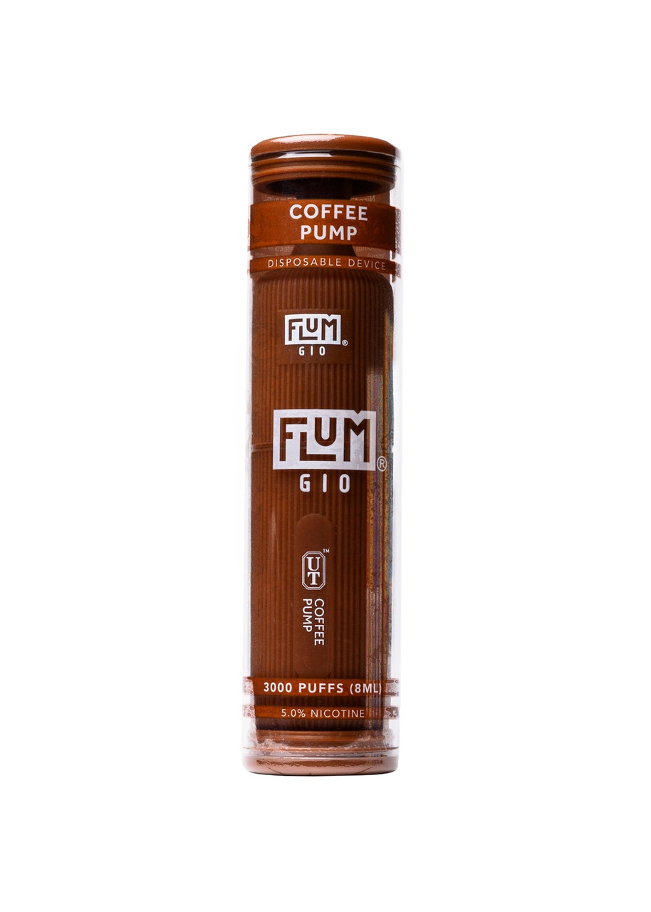 flum gio vape 3000 Coffee Pump Salt Nic E-Liquid Please Choose Colour:Frozen Green The Finest | Smoke