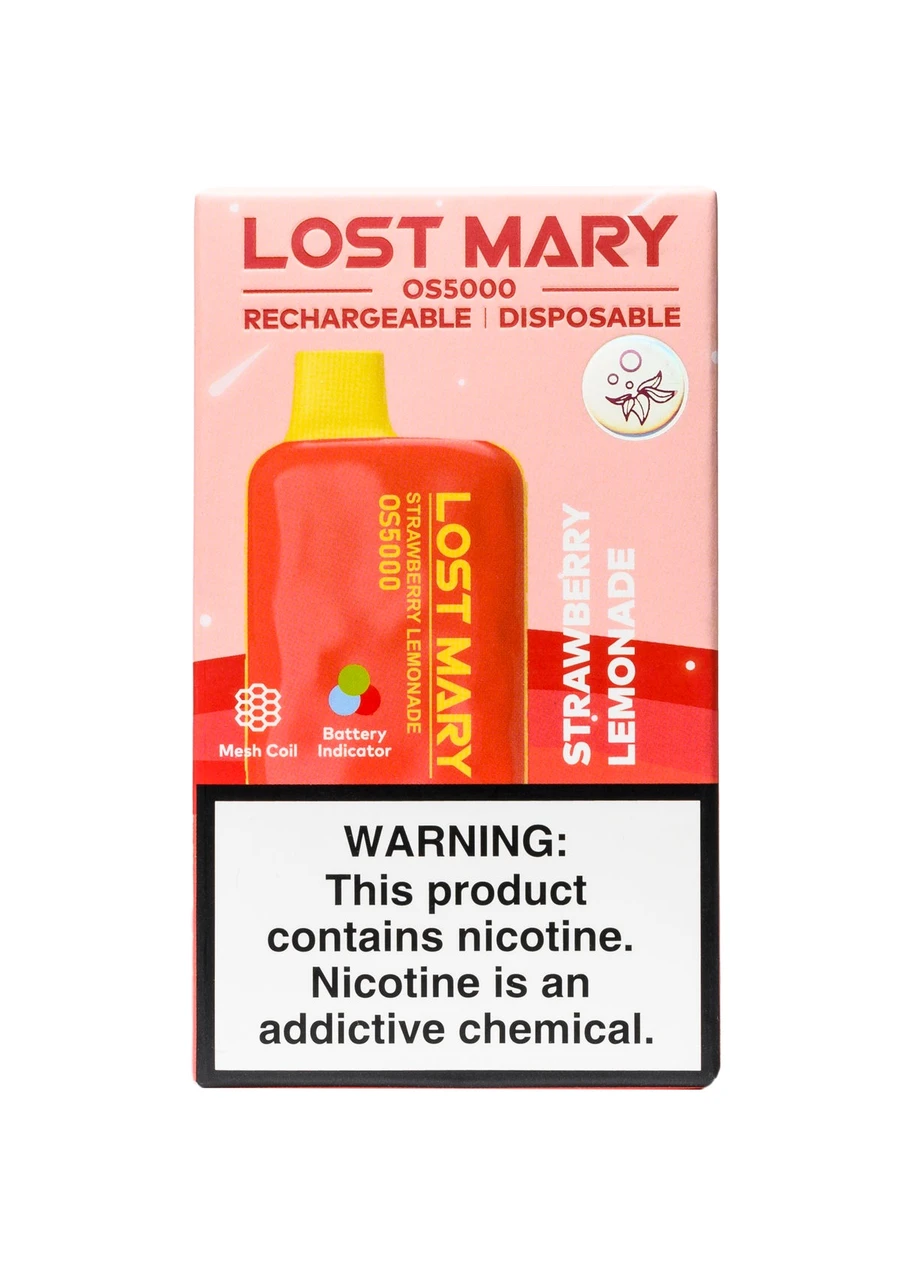 lost mary strawberry mango os5000 Lemonade Flavor:Cranberry Grape SIO-Disposable Vape Foger Vape Mexican Mango