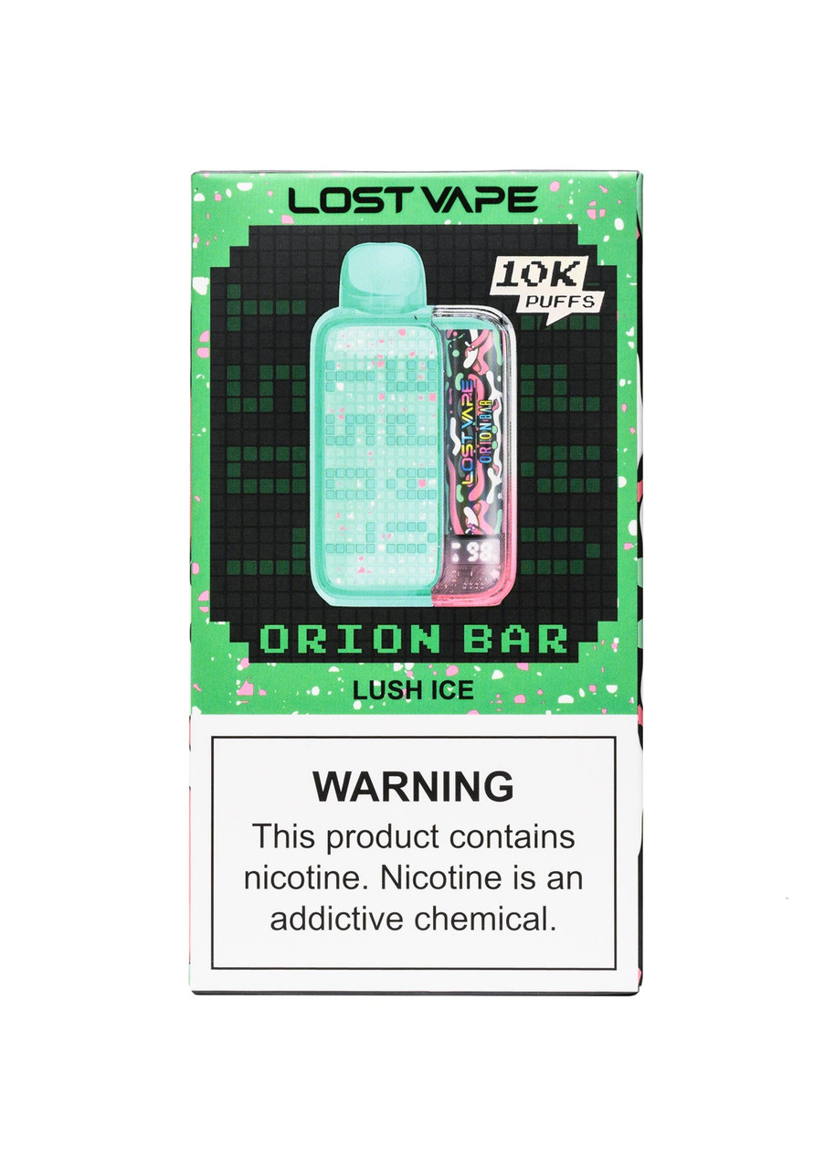 lush bar vape Lost Orion 10000 Ice poppin smoke and vape any 5 for £19.95 Color:Light Purple