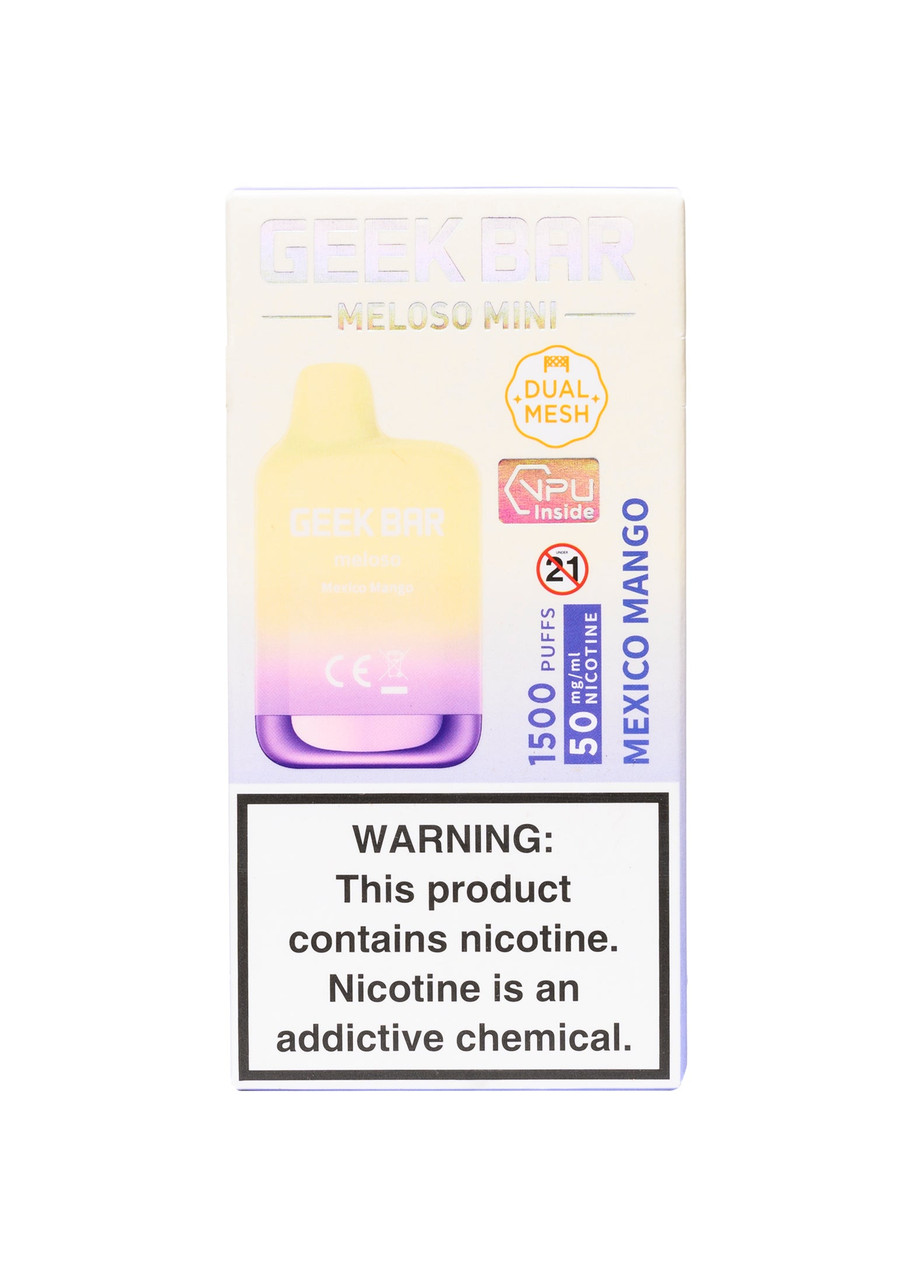 geek bar mexican mango review Meloso Mini 1500 Mexico Flavor:Frozen White Grape High-Performance Vape Geek Bar MATE 60K