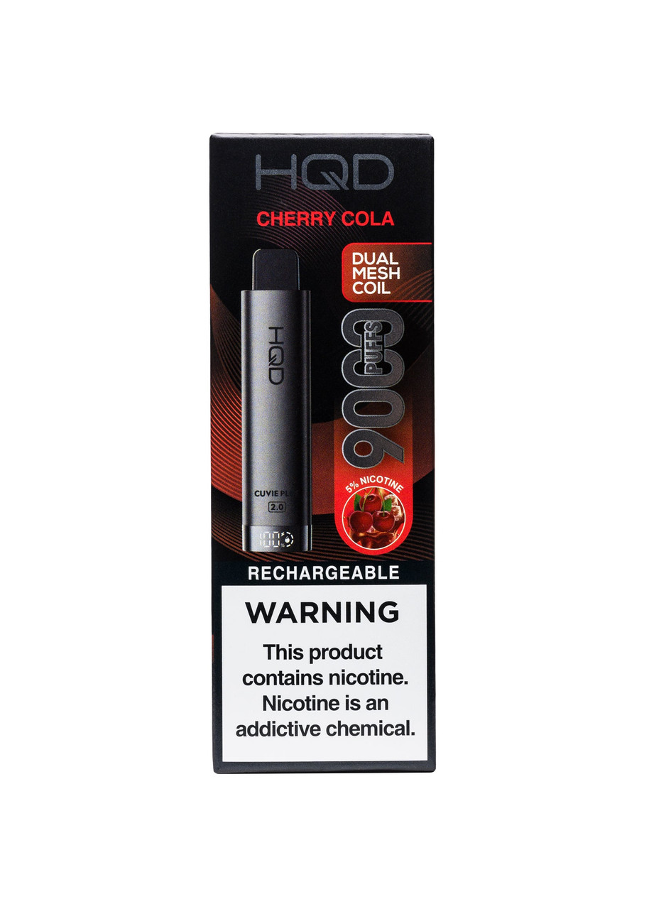 hqd rechargeable vape Cuvie Plus 2.0 Cherry Cola (9000 puffs) disposable FLAVORS:Ice Mango vaper desechable 🔥 Do freezer direto