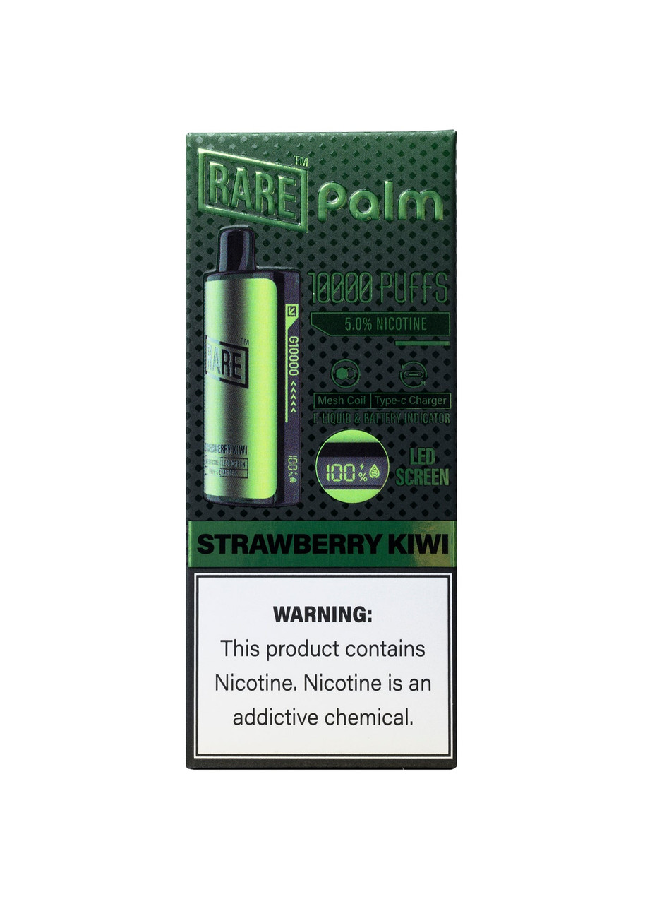 rare disposable vape Palm 10000 Strawberry Kiwi Color:Mint Green portable-vaporizers Foger Vape Flavors Guide: