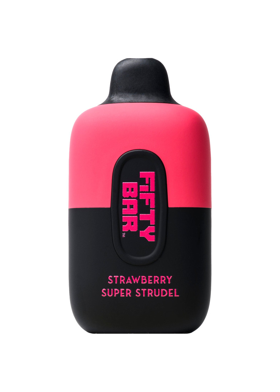 Fifty Bar 6500 Strawberry Super Strudel (Black Series) | GetPop