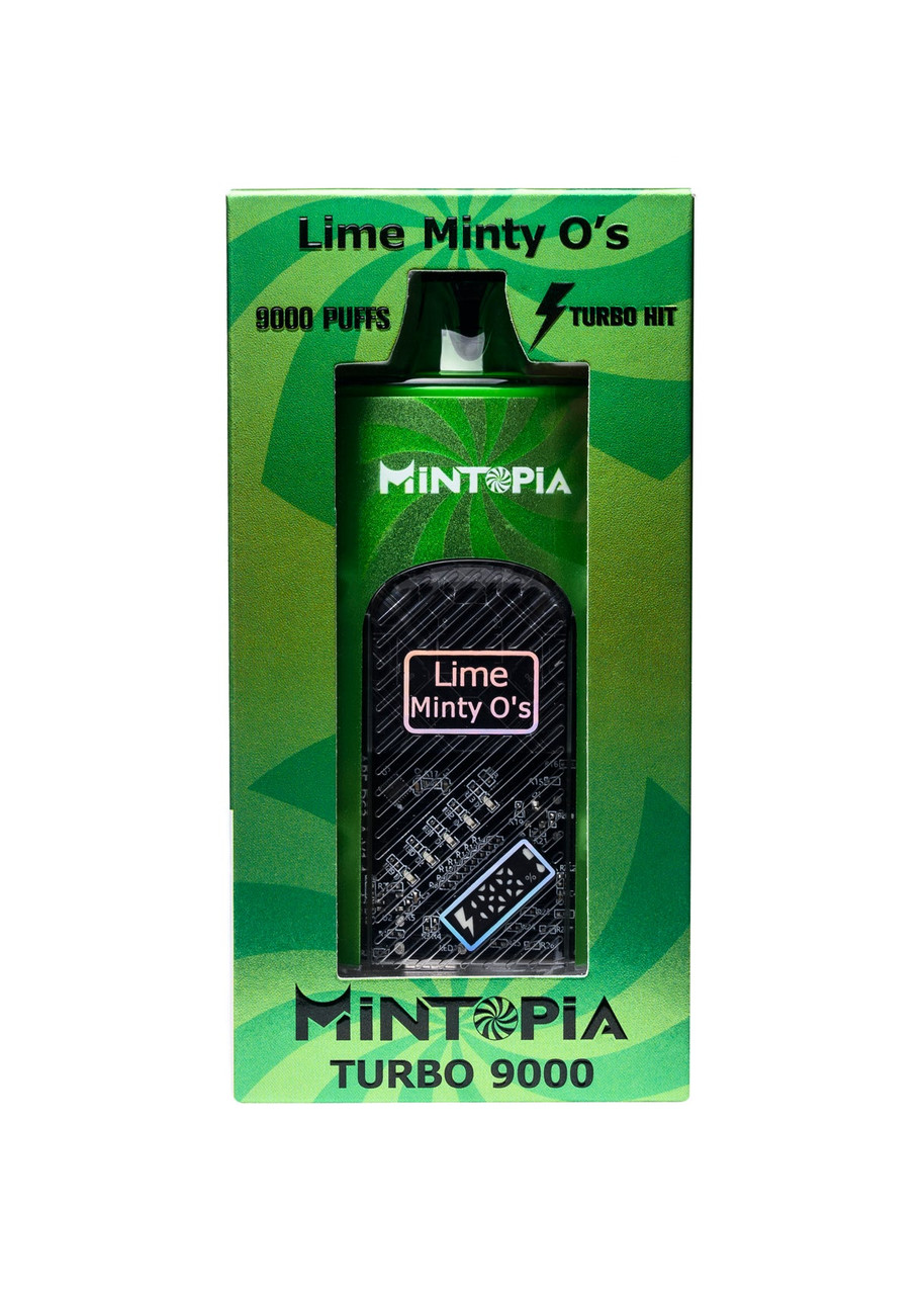 mintopia turbo 9000 puffs disposable vape Lime Minty O's Flavour & Strength:10 Packs 20mg Blueberry Sour Razz roots ice Vape - BLUE DREAM