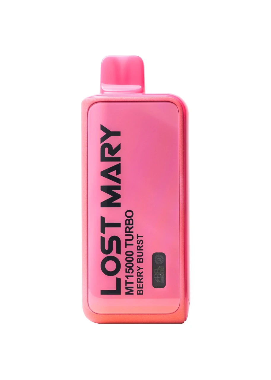 turbo button on lost mary MT15000 Berry Burst (Thermal Edition) RAZ LTX 25K Punch 5% vape Flavor:Blackberry Blueberry+
