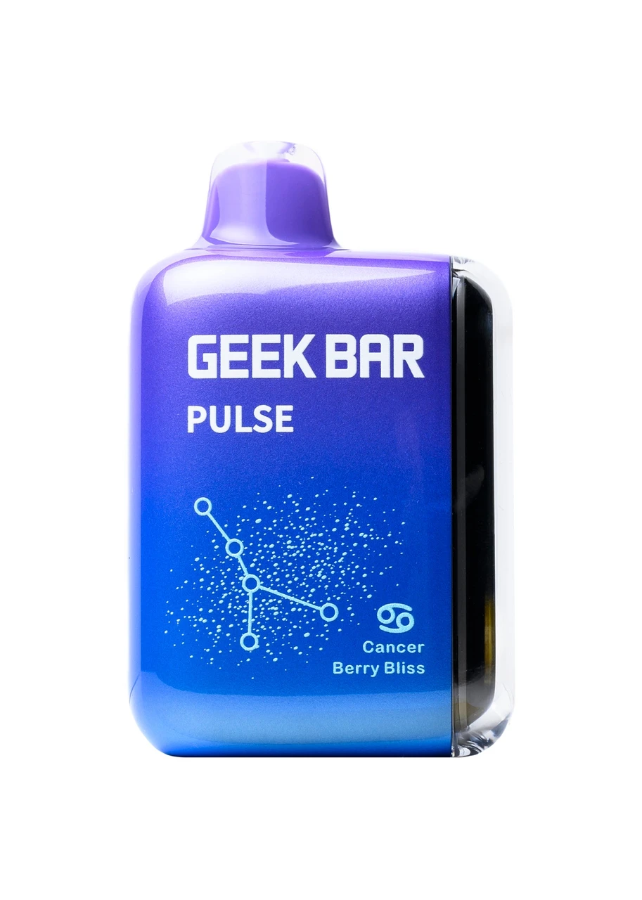 geek bar pulse cancer berry bliss 15000 (Cancer) watermelon Nicotine:5% (50mg) Ingredients of juul: Complete