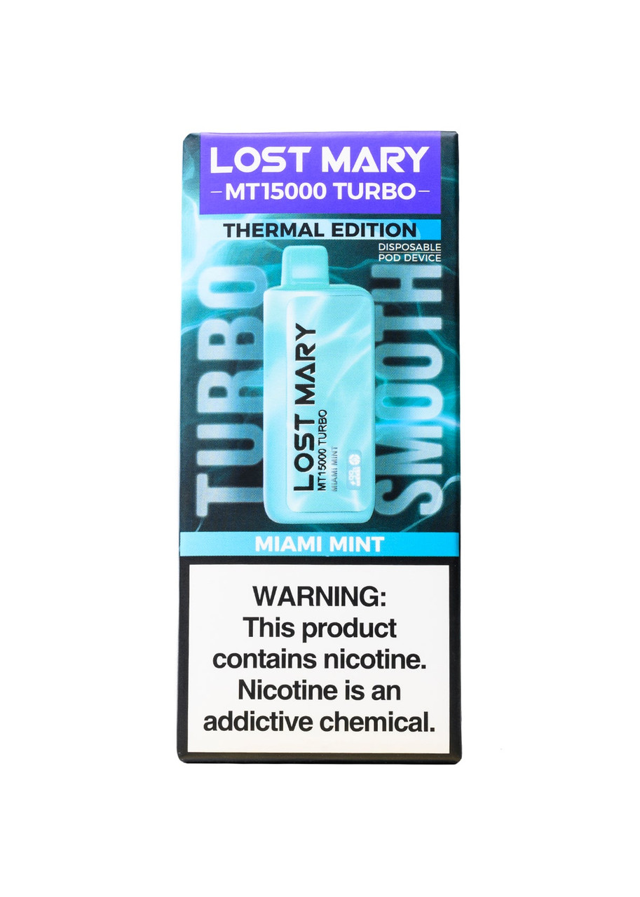 miami mint lost mary turbo MT15000 (Thermal Edition) E-liquid flavor:Hawaiian Sunshine lost mary nera Geek Bar vs Raz