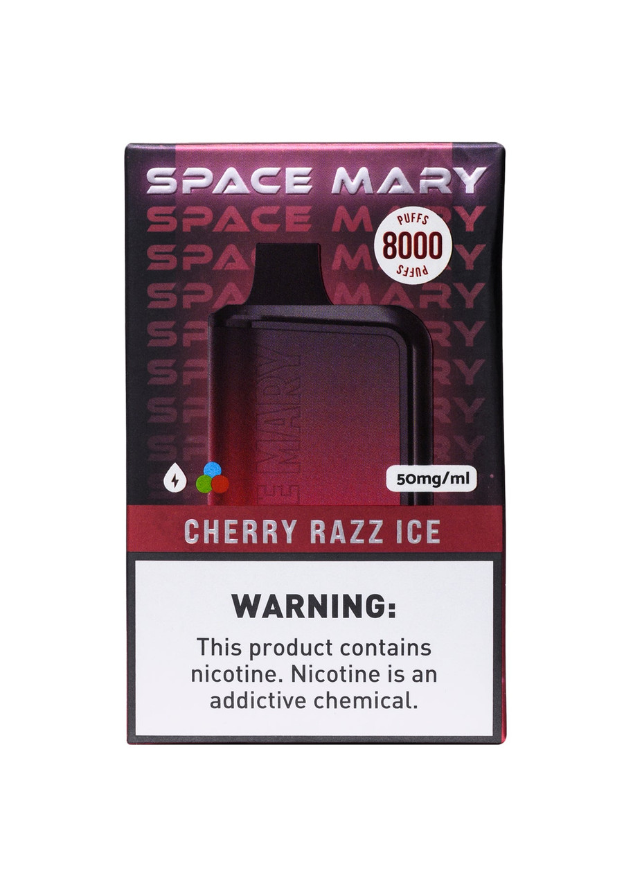 Space Mary SM8000 Cherry Razz Ice | GetPop