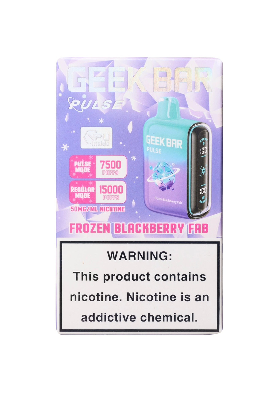 blueberry fab geek bar flavor Pulse 15000 Frozen Blackberry flavors:Two Apple Order Blueberry FAB Geek Bar