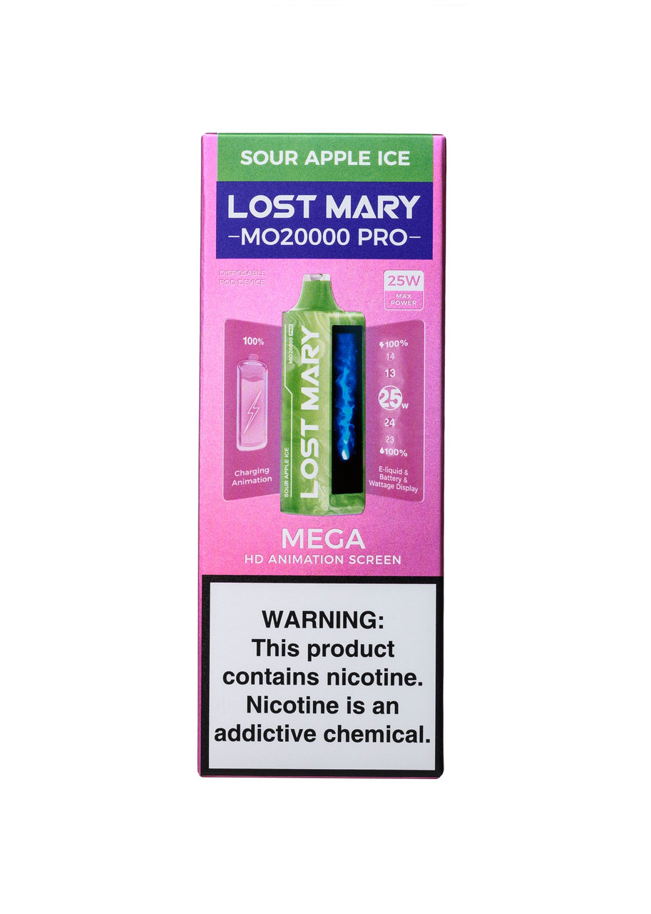 Lost Mary MO20000 PRO Sour Apple Ice | GetPop
