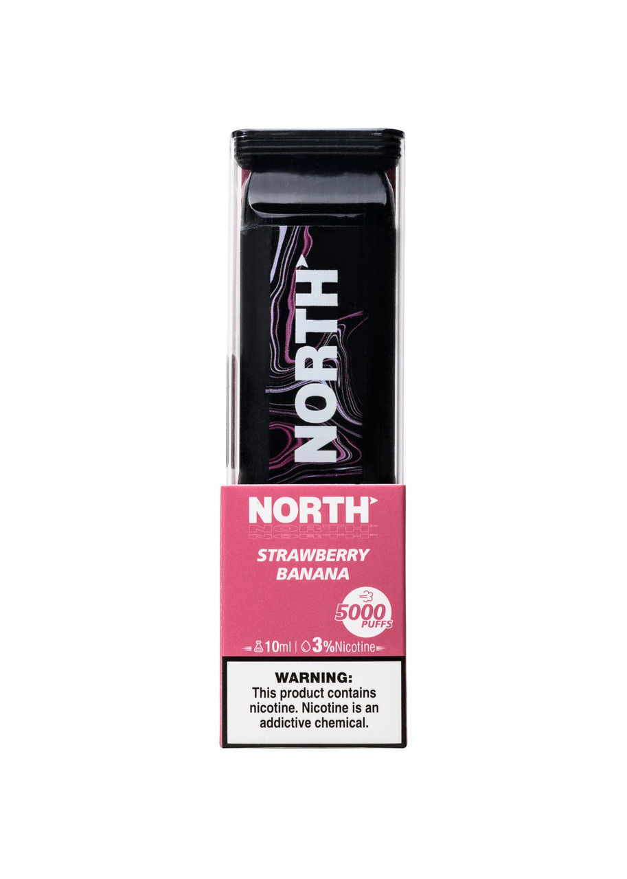 3 percent disposable vape North 5000 3% Strawberry Banana Pulsar 510 DL 2.0 bonus-glass-stem Resistance:0.2ohm PnP-TW20 Coils (5-Pack)
