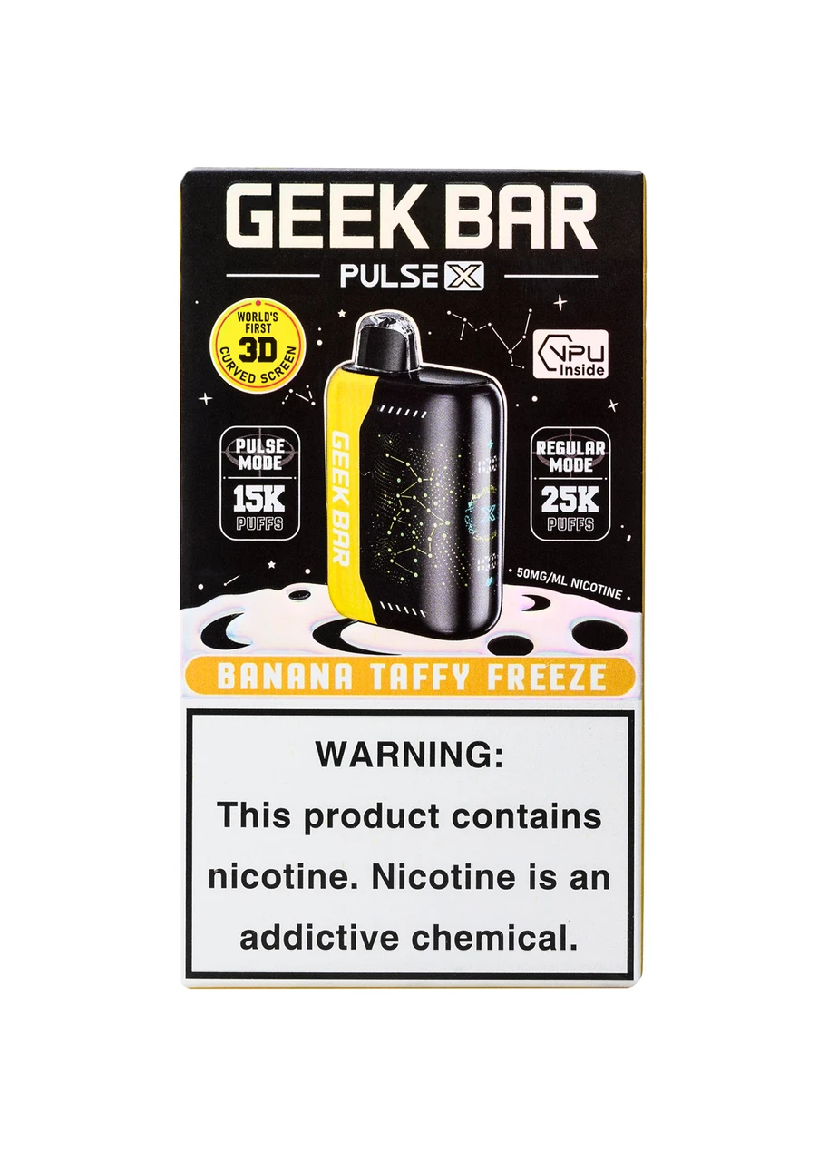 kado bar vs geek bar Pulse X 25K Banana Taffy Freeze CHERRY STRAZZ ELF BAR NO SHIP: WA Nicotine Strength:50 mg