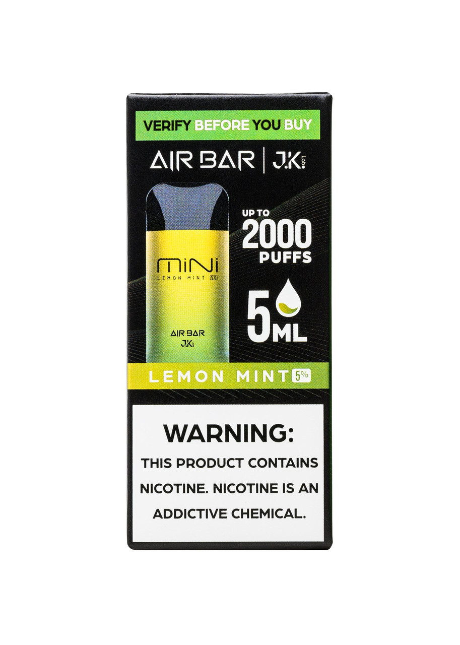 air bar mini vape 2000 Lemon Mint Uwell Caliburn G / KOKO Choose Price Tier:Single Unit (Less Than Box Qty) Smok Nord 2 Silicone