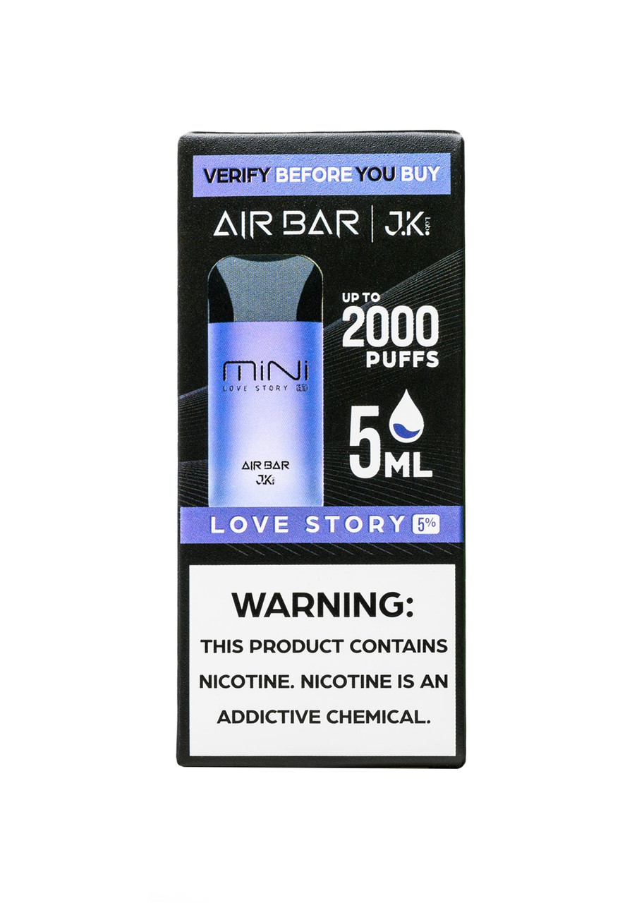 mini air bar vape 2000 Love Story OLC Color:Gold Gradient Foger Products - PerfectVape