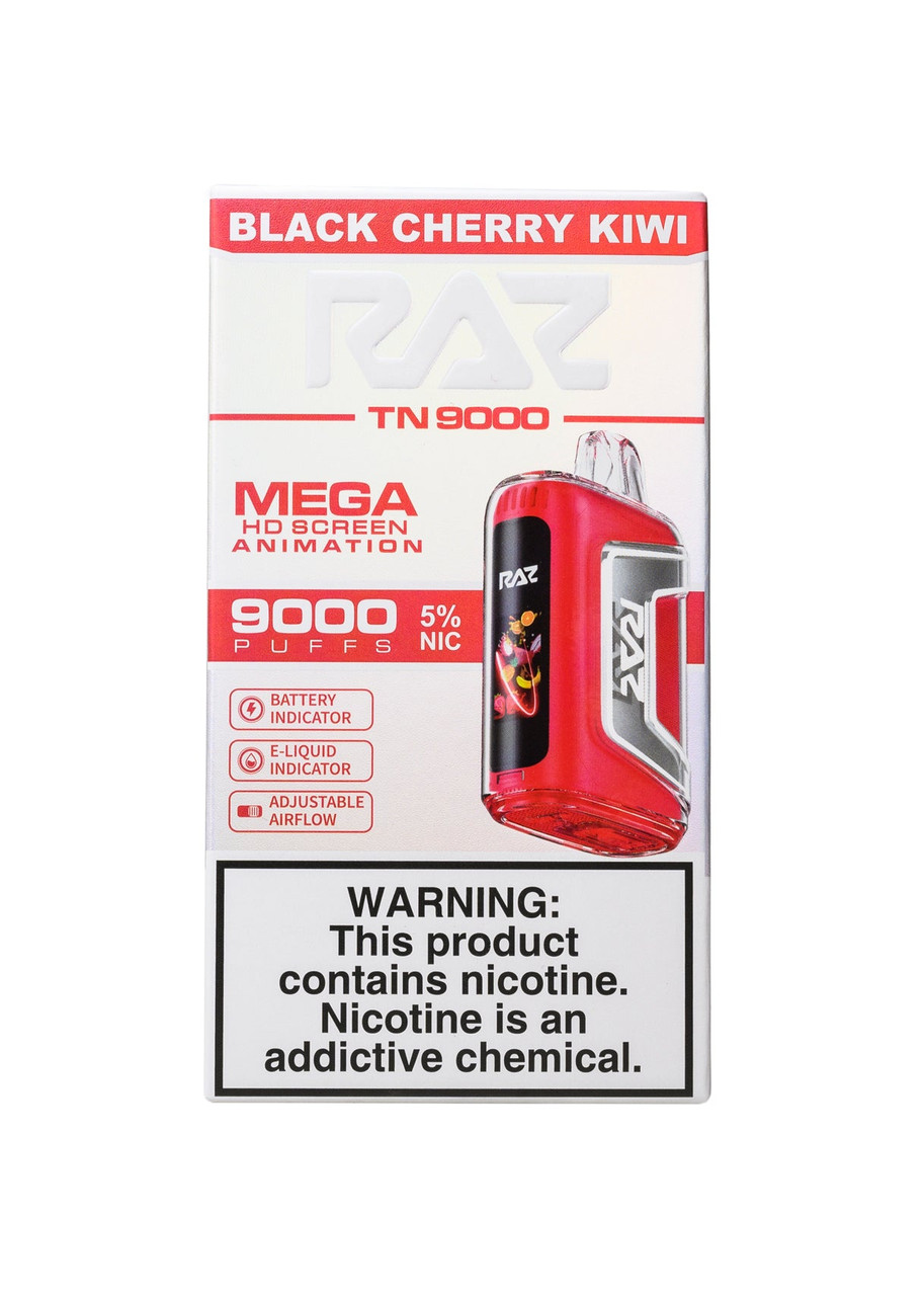 RAZ TN9000 Black Cherry Kiwi | GetPop